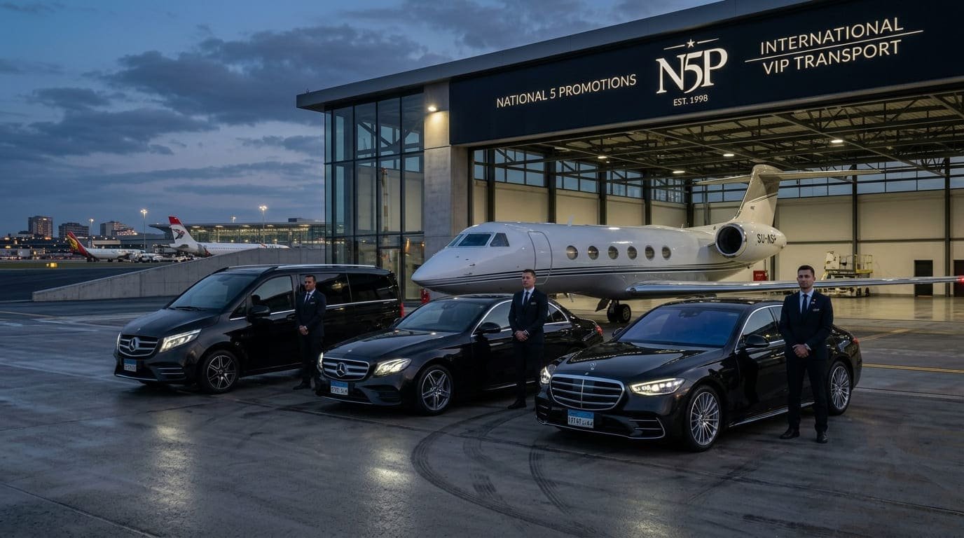 أسطول سيارات مرسيدس الفاخرة بالسائق (S-Class, E-Class, V-Class) لخدمات رجال الأعمال واستقبال المطارات في مصر - ليموزين مصر