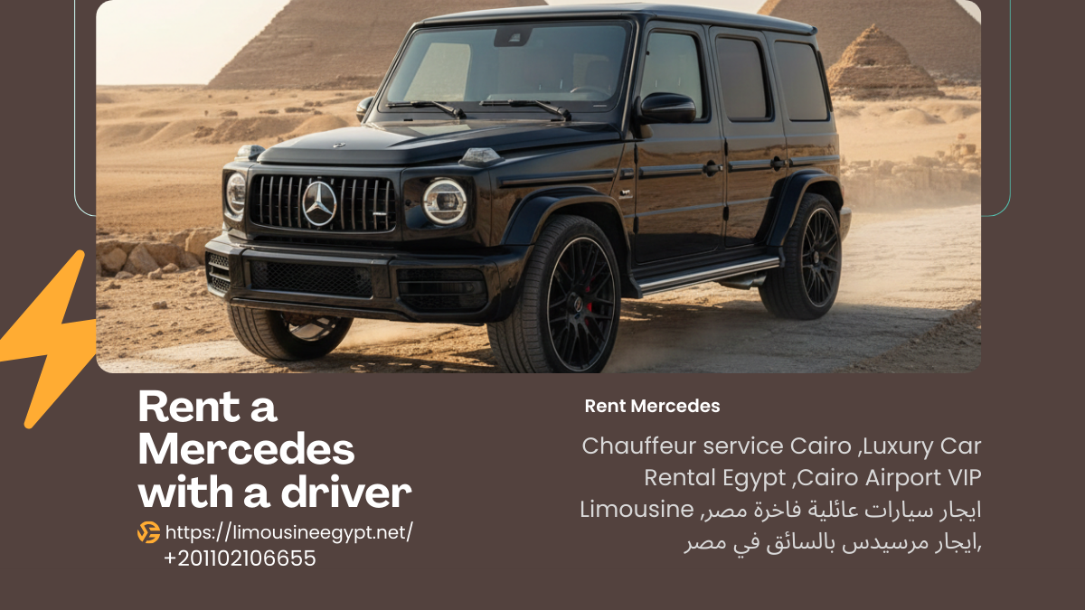 Mercedes G63 AMG Rental Egypt - Luxury SUV with Pyramids View - Cairo VIP Transportation