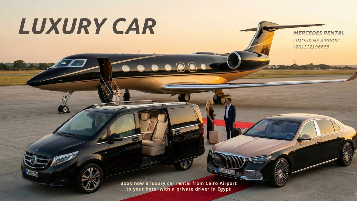 Luxury car rental Cairo - Mercedes V-Class