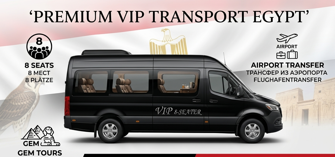 Mercedes Sprinter VIP 8-seater rental Egypt - Limousine Egypt 01102106655