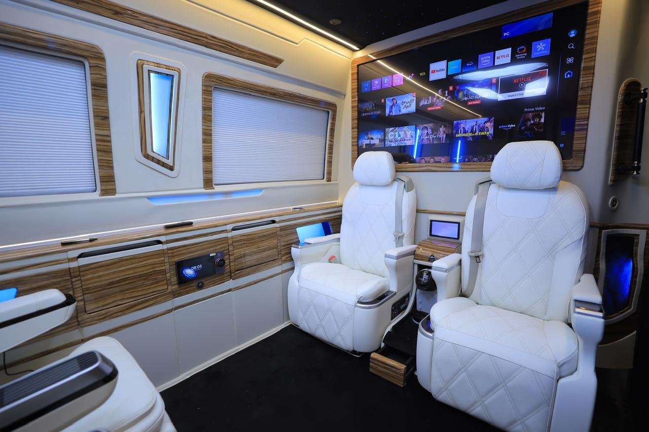 Luxury VIP Interior Mercedes Sprinter 8 seats Lazy Boy - 12 El Hegaz St