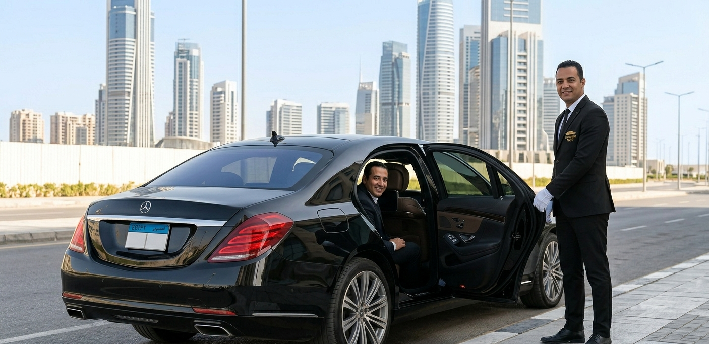 فخامة ايجار  مرسيدس  2026 S500 من الداخل - ليموزين مصر 2026.